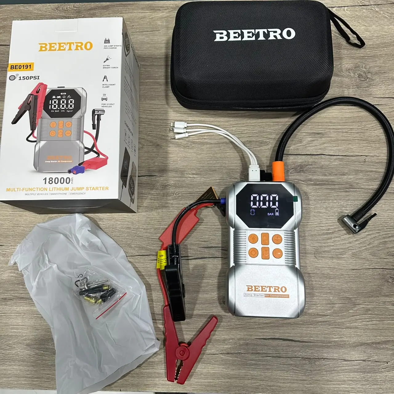 POWER BANK CHARGEUR DEMAROUR COMPRESSEUR BEETRO BE0191